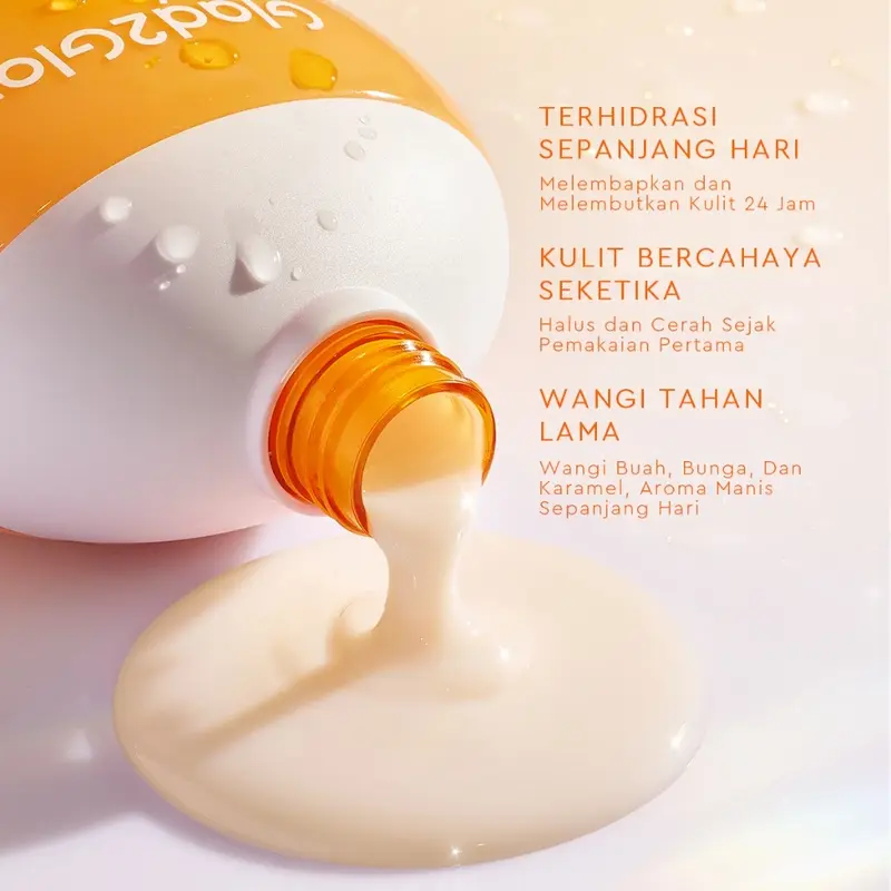 GLAD2GLOW Tropical Velvet Moist & Smooth Hand Body Serum 300ml 1