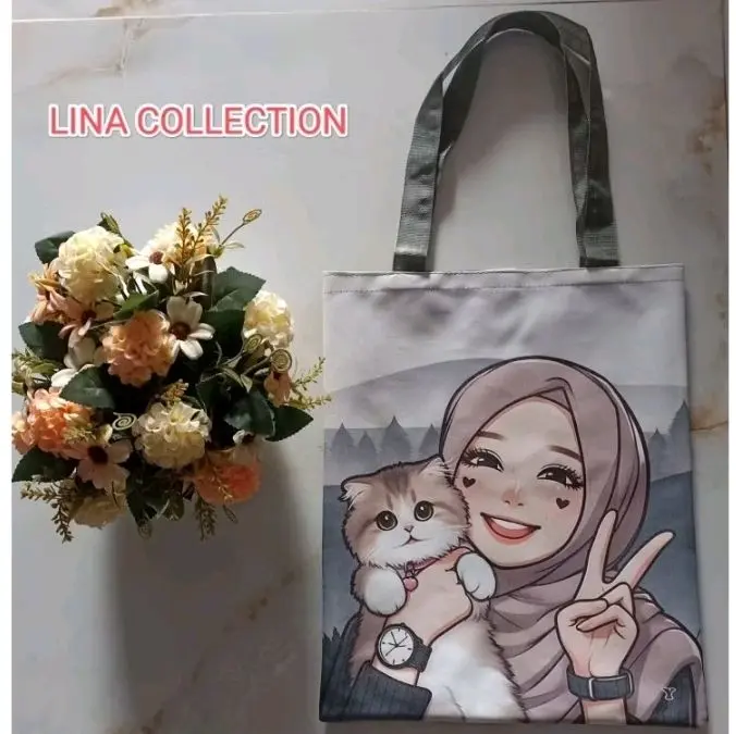 TAS NGAJI_TOTE BAG GILS_TAS SEKOLAH_TAS BELANJA 37*31 6