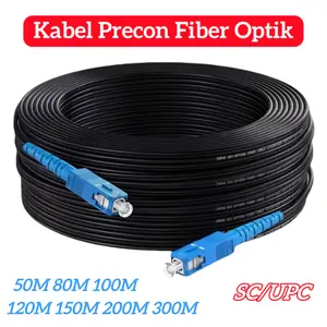 Kabel Precon Fiber Optik 1 CORE 3 SELING SC/UPC Kabel FO 50M 80M 100M 120M 150M 200M 300M