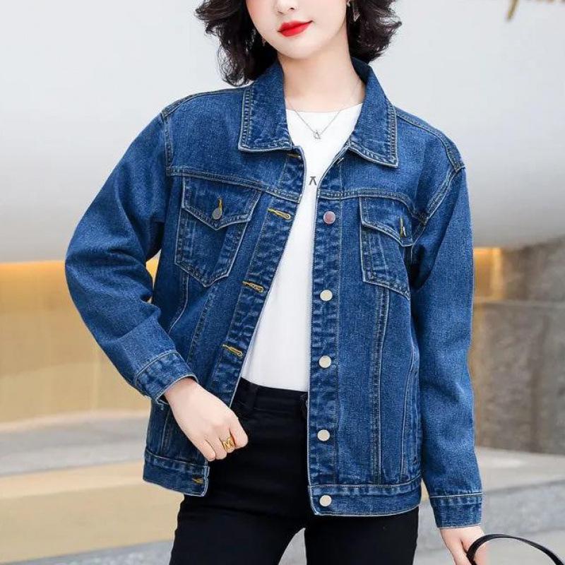 Áo khoác Jeans bò nữ huyền thoại theo thời gian, mẫu denim đa dụng phù hợp 4 mùa AJ023