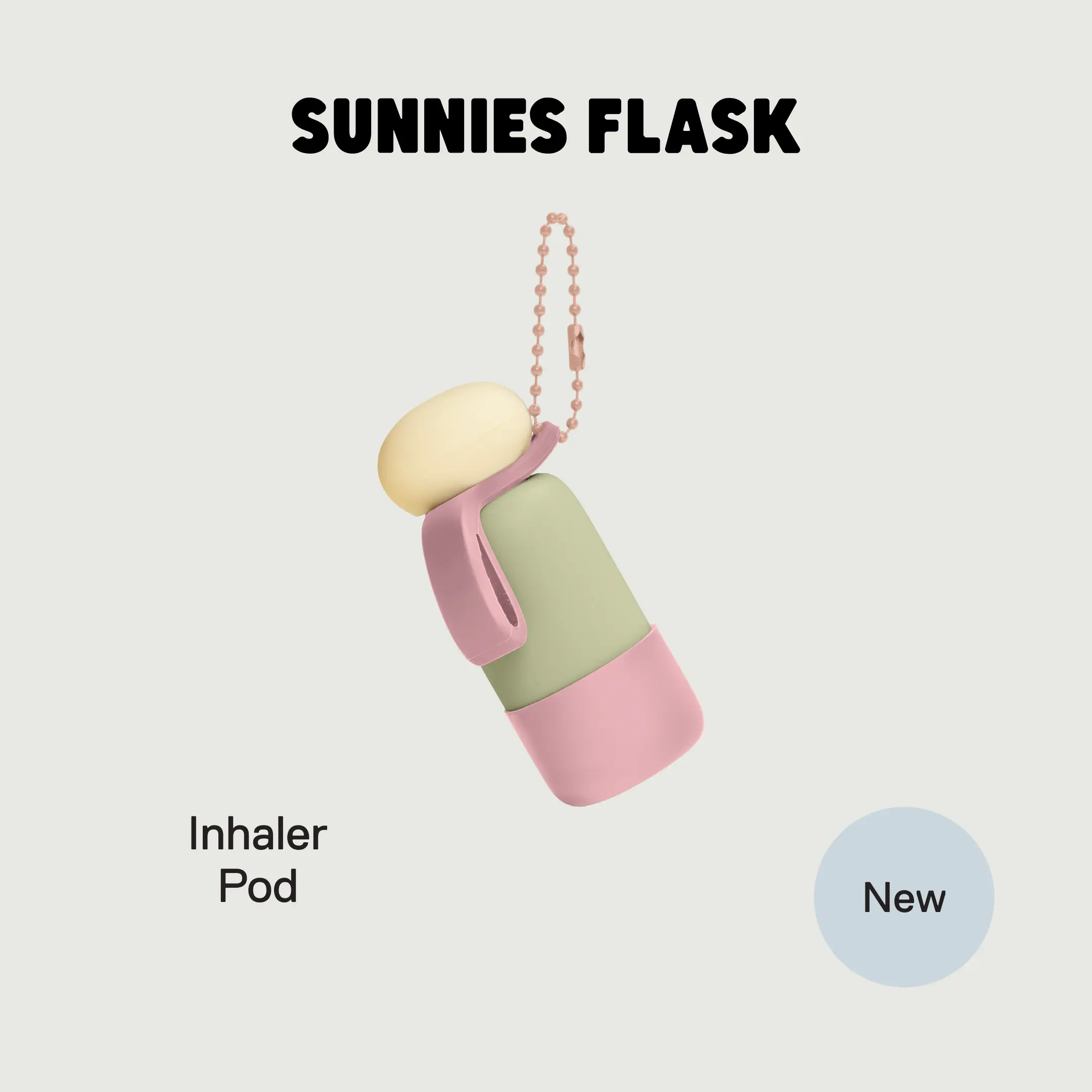 Sunnies Flask Inhaler Pod (Essential Oil Stick Case)