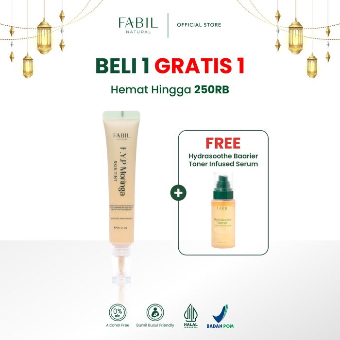 Gambar [B1G1] FABIL Bundle Skin Tint & Toner Infused Serum - Paket Basic Makeup Prep - Warm Nude dari Fabil Natural Kota Bogor Tokopedia