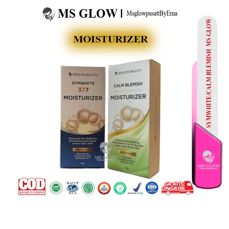 MS GLOW SYMWHITE 377 / CALM BLEMISH MOISTURIZER 40 GR ORIGINAL 0
