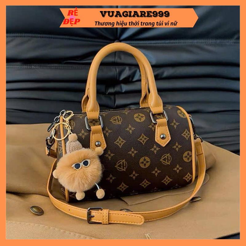 (Tặng móc gấu) Túi xách nữ dáng trống mini cầm tay đeo chéo đẹp siêu xinh phối đồ đi chơi dạo phố thời trang hàn quốc dễ thương DC93