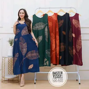Daster Wanita Rayon Premium Daster Yukensi Jumbo Daster Batik Santung Piyama Wanita Baju Dinas Malam