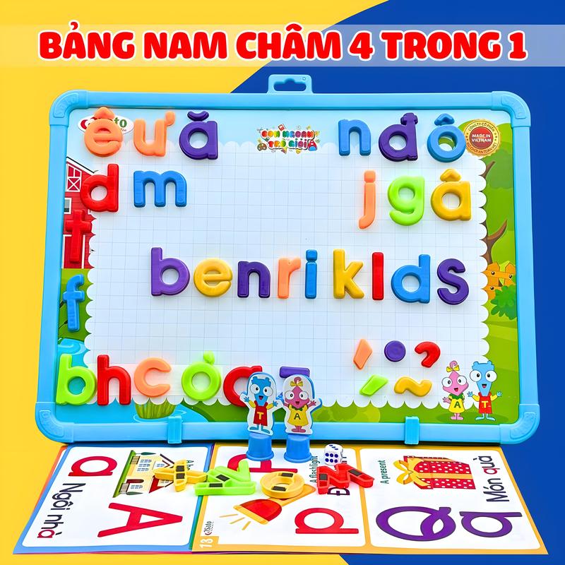  Bảng Học Chữ Cái Tiếng Anh Tiếng Việt Ghép Vần Nam Châm Cho Bé Đồ Chơi Giáo Dục Giúp Trẻ Làm Quen Chữ Cái 