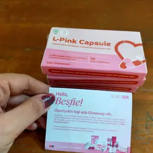 [ 3 BOX ] L-Pink Capsule Glawfyskin | Capsule Kesehatan Kulit | Membantu memelihara kesehatan kulit | BPOM