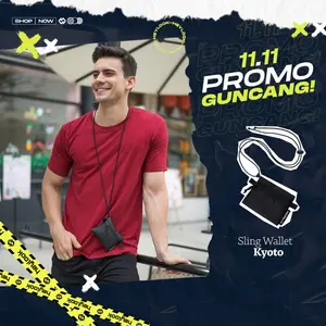 SLING POUCH KYOTO POUCH MINI WALLET DOMPET KARTU ANTI AIR HEYLOOK