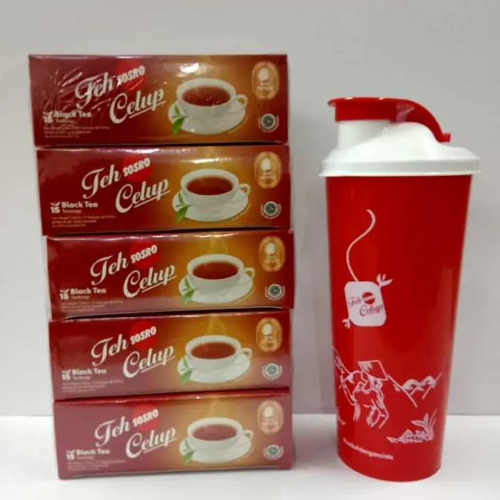 [Gratis Botol minum] Teh Sosro celup  1ball = Isi 5 Kotak 15 Bag - Teh Celup Sosro - Air, Tea 3