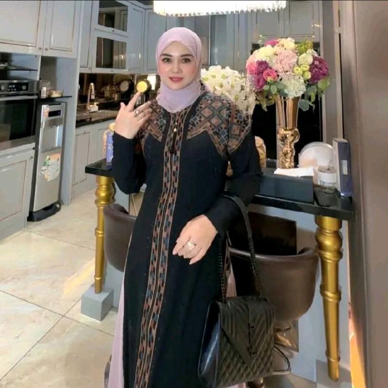 GRAZELIA SET HIJAB NAZWA  ABAYA BORDIR 8