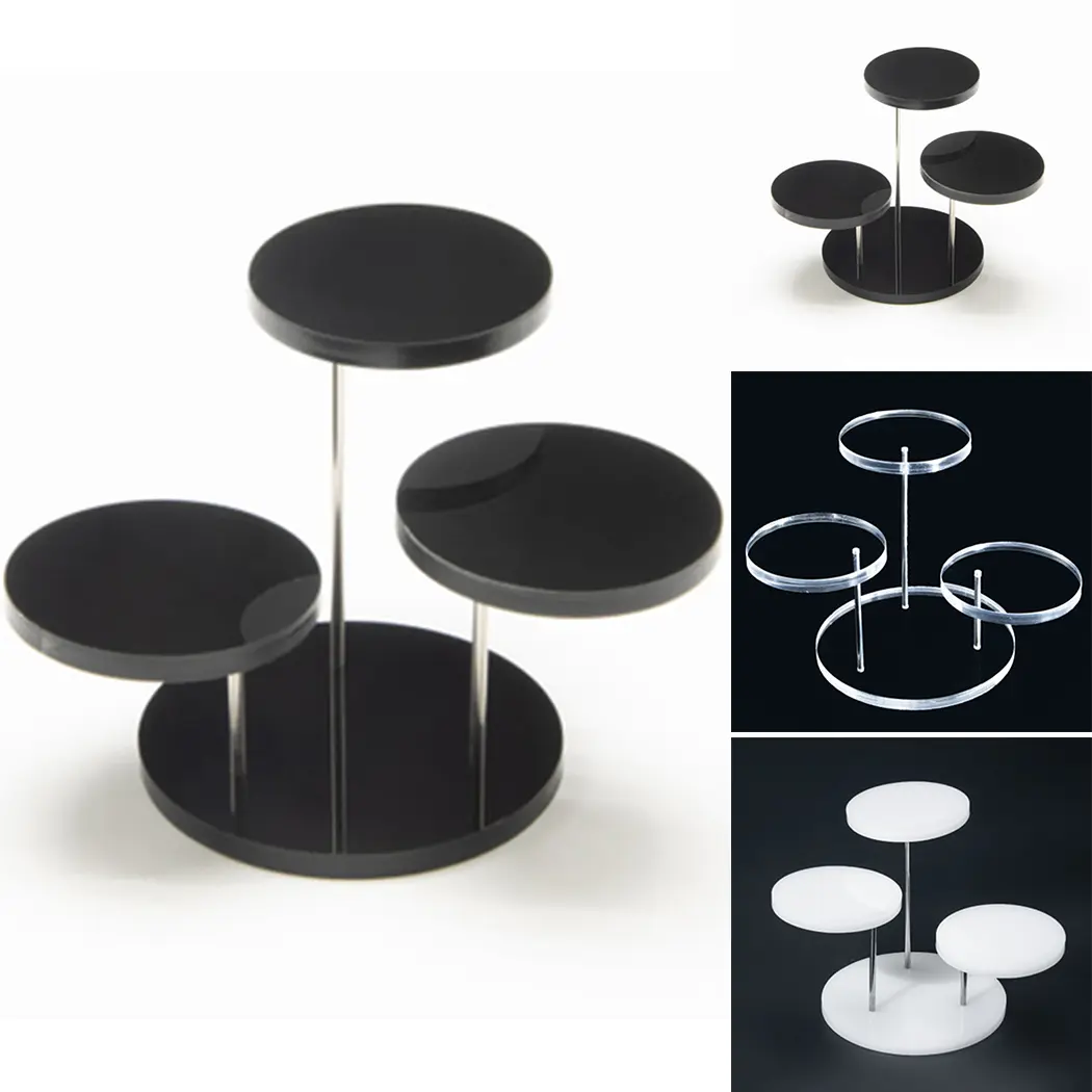 Display stand Round Cupcake Stand Fashion Multi-layer Acrylic High quality Light Organiser