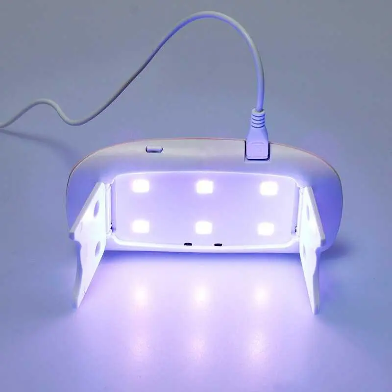 Pengering Kutek Kuku UV LED Nail Dryer 6W / Peralatan Kutek / Aksesoris Kutek / Kecantikan Kutek / Aksesoris Penghias Kuku 1