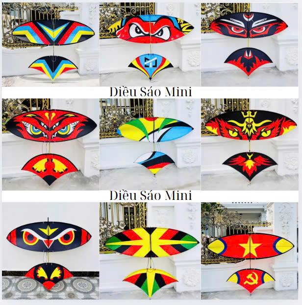 Diều Sáo 1M70 Đủ Các Mẫu Hót .Diều 1m70 pull Cacbon Cao Cấp Vải In Nhiệt Có Sẵn Dây Lèo. 0