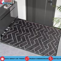 Gambar KEEP MAJU Keset Pintu Masuk Mewah Karpet Samping Tempat Tidur Kamar Mandi Penyerap Penyerap Lantai Non-Slip - KP01 dari Keepmaju karpet official Kota Tangerang 1 Tokopedia