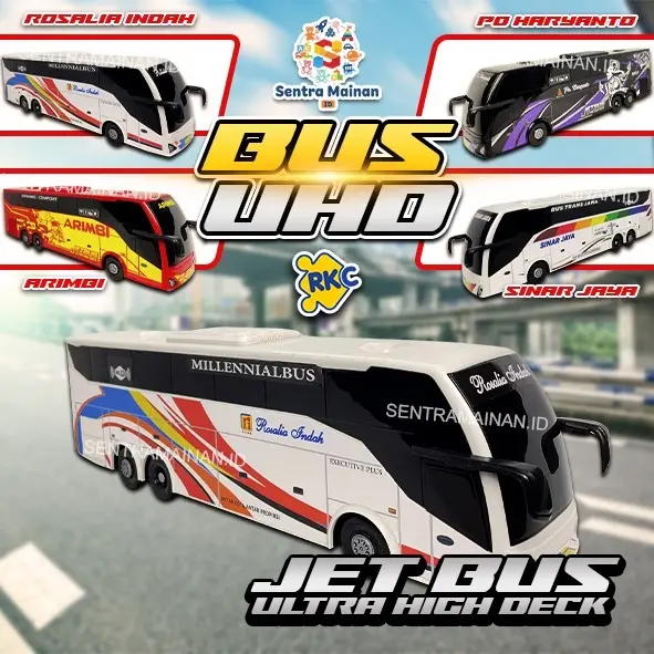 SENTRA Mainan Bus Modifikasi Tronton Uhd Rkc Livery Arimbi / Po Haryanto / Rosalia Indah / Sinar Jaya