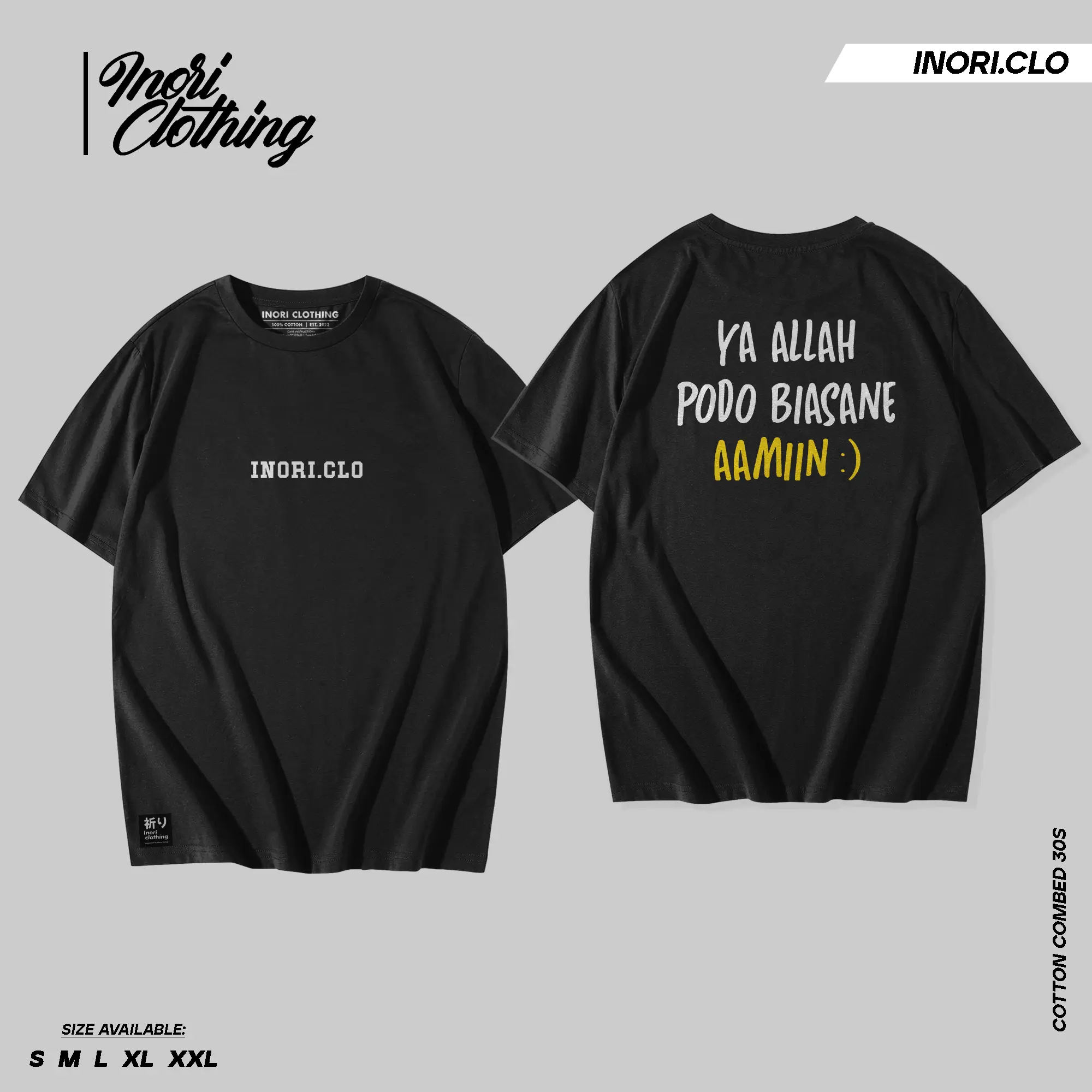 Kaos kata-kata motivasi Casual Cotton Combed 30s Katun Fashion baju