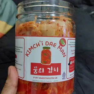 Kimchi Sawi Homemade Fresh Halal 500 gr & 1.000 gr Terbuat dari Sawi Segar Bubuk Cabai Asli Korea Tanpa Pewarna Buatan