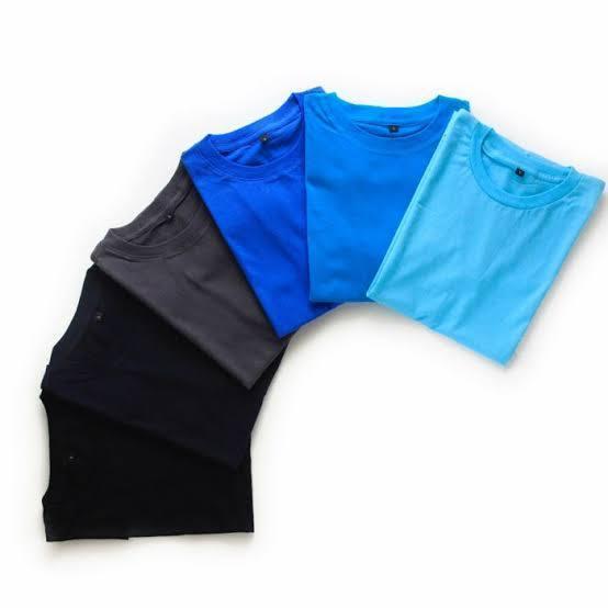 100RB DAPAT 8 KAOS POLOS ((WAJIB BACA DESKRIPSI)) / KAOS DEWASA PRIA DAN WANITA BAJU OBLONG UNISEX 5