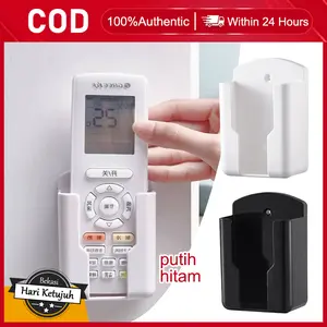 Holder Remote Ac Dinding Tempel Magnet – untuk 2 Remote Ac/TV Anti Slip & Tahan Lama