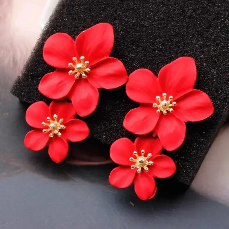 Anting Tindik Korean Fashion Luxury Long Tassel Drop Earrings For Women Trendy Luxury Jewelry Accessories 5