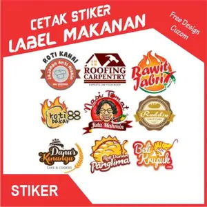 Cetak Stiker Label Produk Termurah
