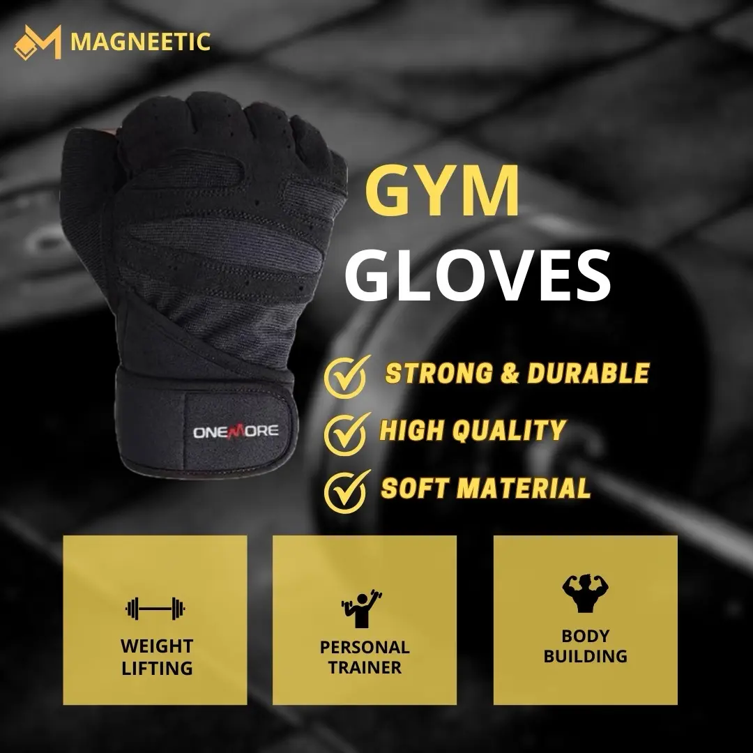 ONE MORE Sarung Tangan Fitness Gym Gloves Pria Wanita