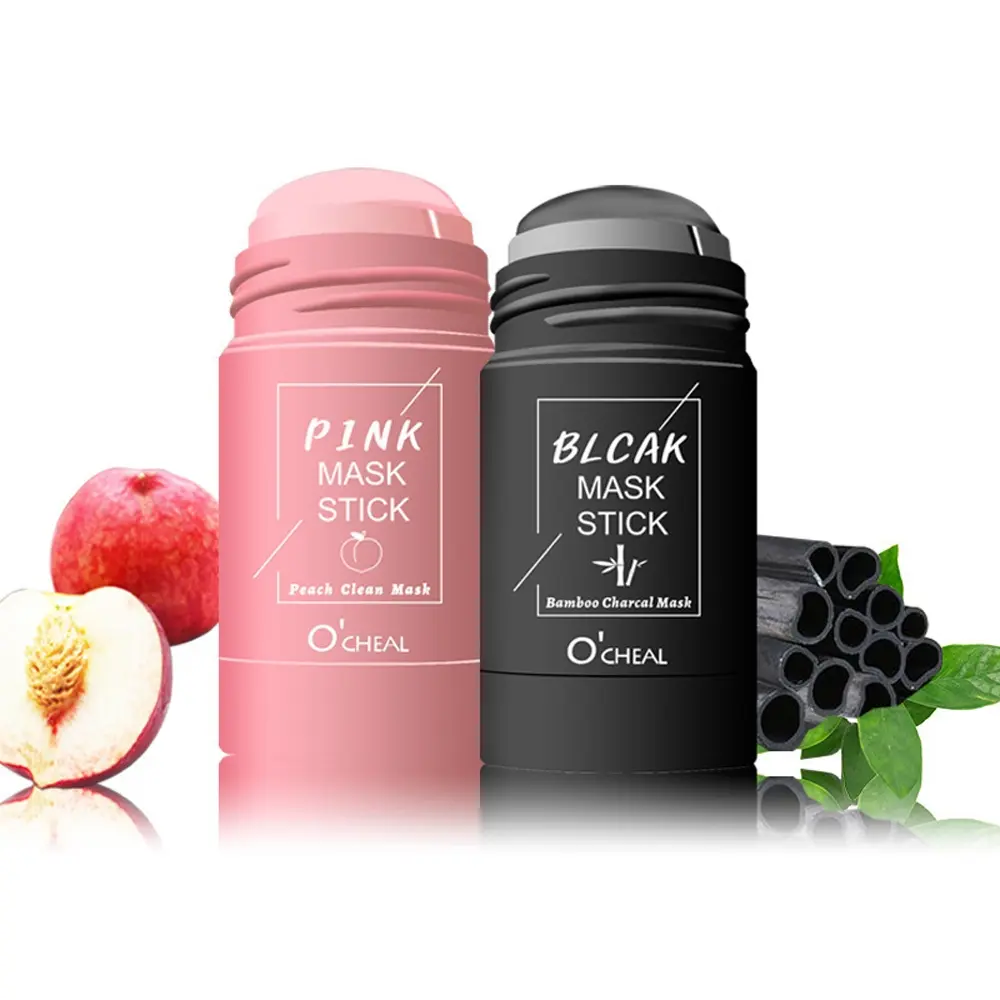 O'cheal clay mask Stick masker Wajah Anti Jerawat Cerahkan Wajah&Mengontrol Minyak Komedo Blackhead