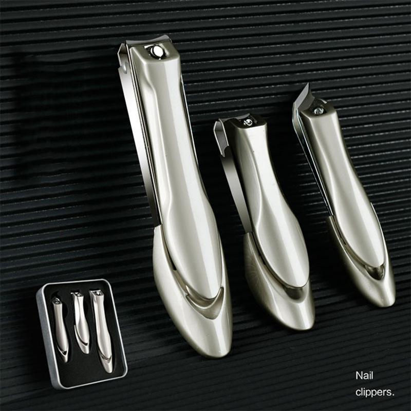 Product Introduction of KIPRUN Nail Clipper, 3Pcs Nail Trimmer, Large Sharp Stainless Steel Anti Splash Sharp Fingernail Cutter edgy 28