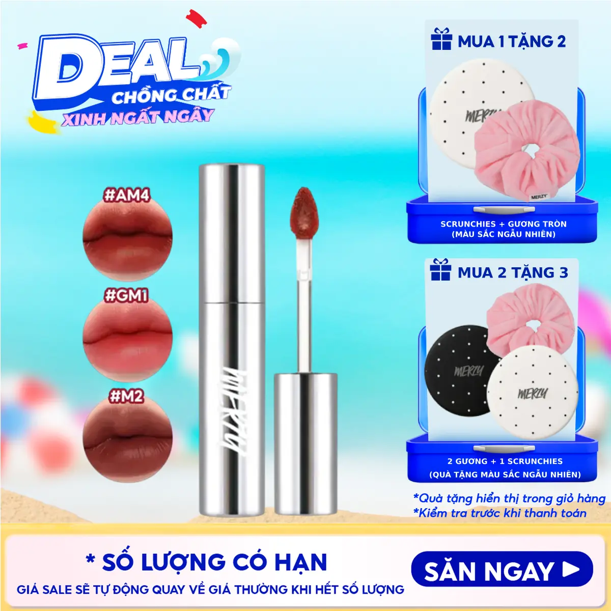 Son Kem Lì Trang Điểm Merzy The Glam Mellow Tint 4g Cosmetic Nữ Women Mỹ Phẩm | Thegioiskinfood tgsf