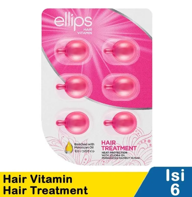 Ellips Vitamin Rambut Pro-Keratin Silky Black 6X1mL - Haircare, Kering 4