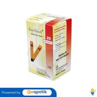 Gambar EASY TOUCH URIC ACID TEST STRIP BOX 25 PCS dari Apotek Anugerah Nanda by GoApotik Kota Administrasi Jakarta Timur 2 Tokopedia