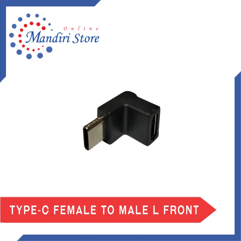 USB 3.1 Type C Male To Female L Front | Support Turbo Charge [CM-CFH07] 3