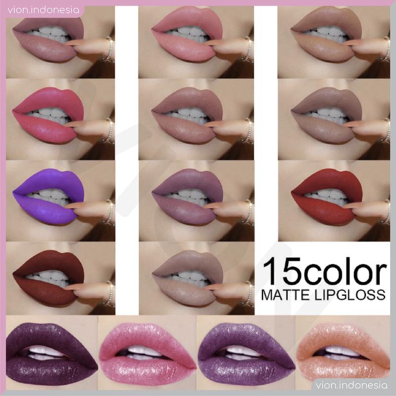 KACHI - TEAYASON MINIPINK Transparent Long Wearing Tube Lip Gloss Lipstick Moisturizing Waterproof Lip Glaze Original Termurah TE009 1