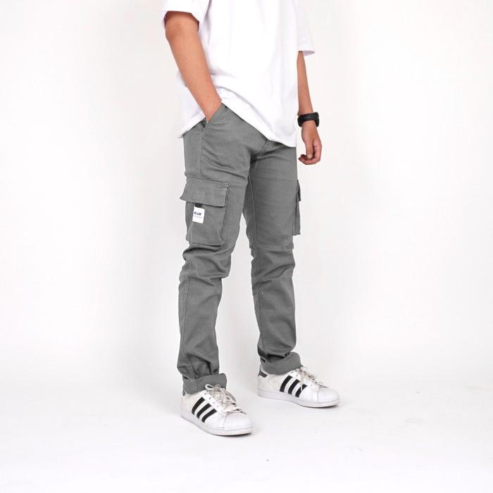 HOOLIGANS Long Cargo Careca - Light Gray 0