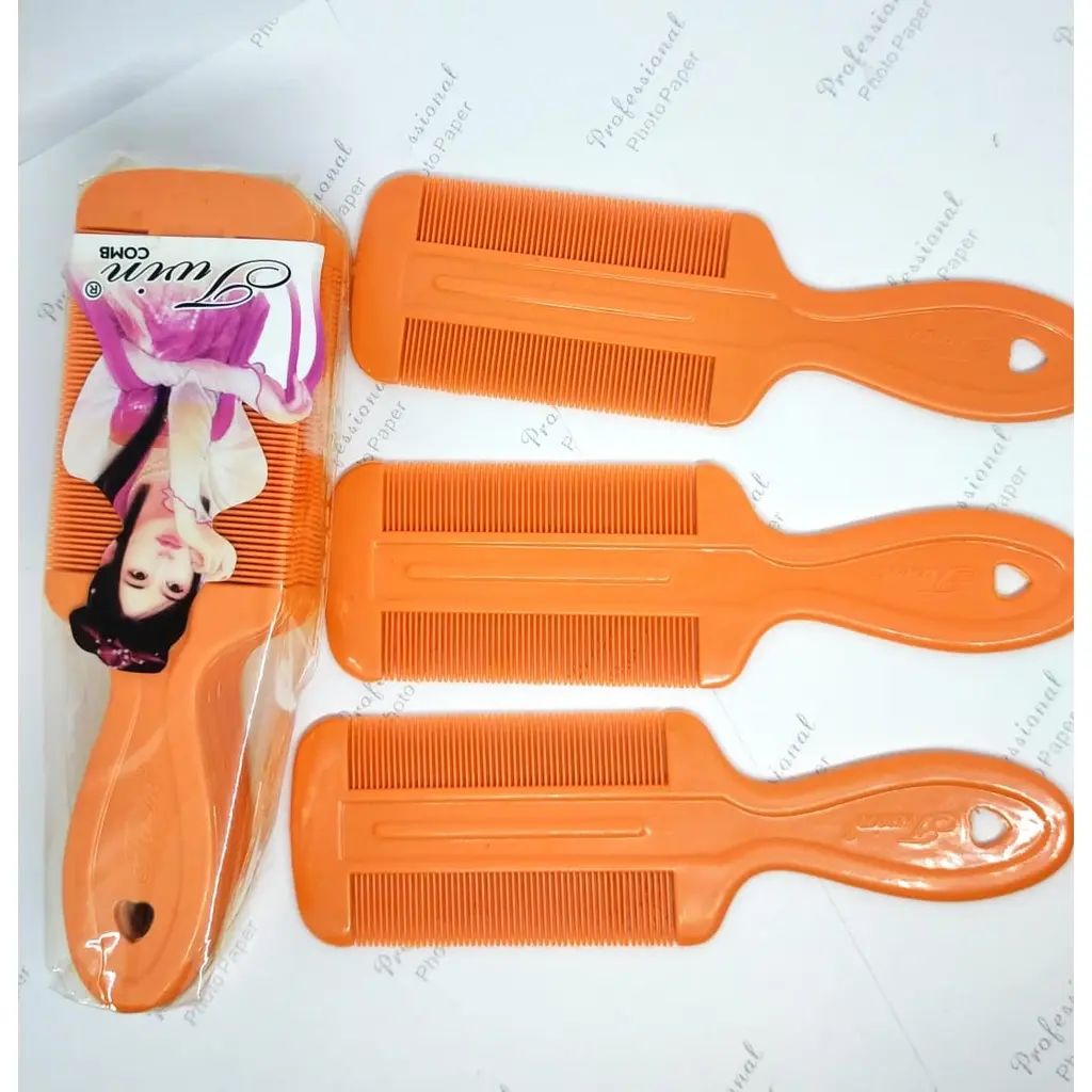 Sisir Serit Kutu TWIN Gagang Bahan Pastik Premium
