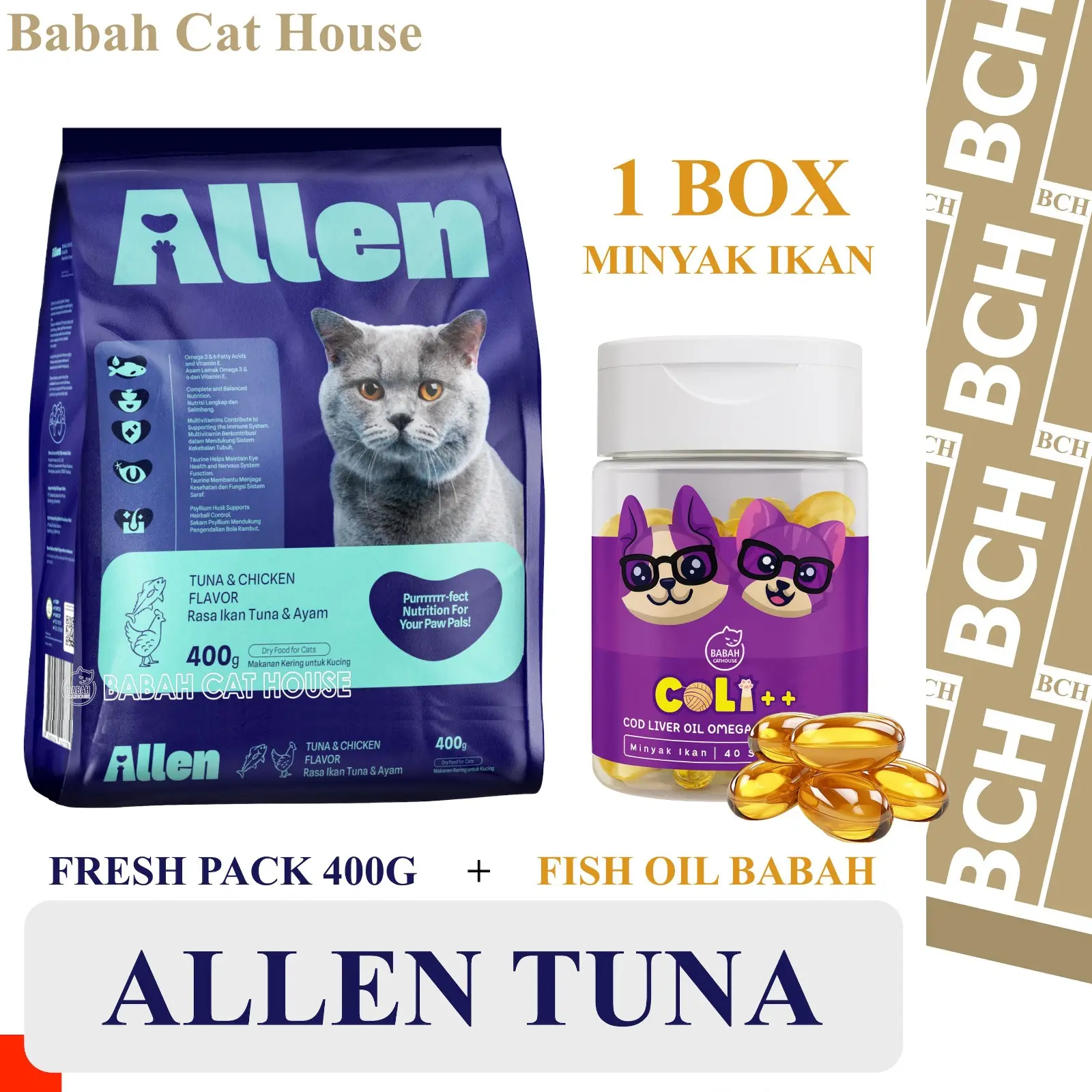 ALLEN 400g + FISH OIL