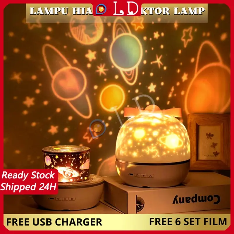 [COD] Lampu Tidur Proyektor langit malam berbintang kamar aesthetic tidur lucu Bluetooth Speaker Rotasi Rechargeable Kado Natal Christmas Gift Birthday Gift