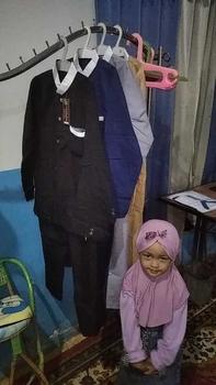 Product Review of Baju koko anak Laki Laki Setelan usia 4-12 Tahun Hitam Muslim Kain Katun Panjang Kancing Celana from I**n 0
