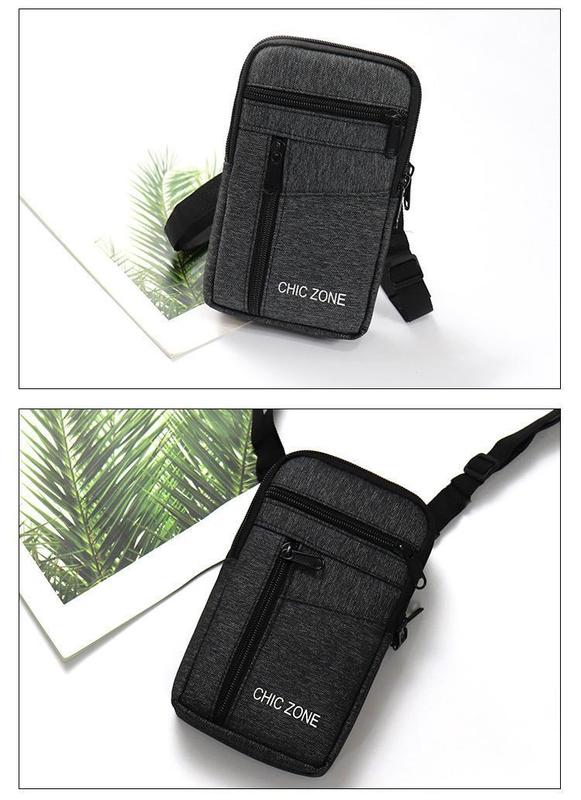 Product Introduction of Waterproof Waist Bag Portable Purse Single/double Layer Outdoor Waist Fanny Pack with Belt Phone Pouch Unisex Purses 20