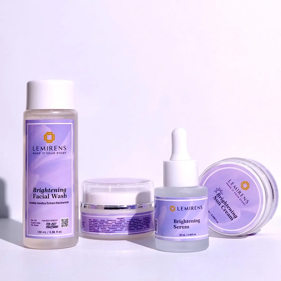 Paket Brightening Lemirens – 4 Produk untuk Kulit Cerah, Sehat & Terawat