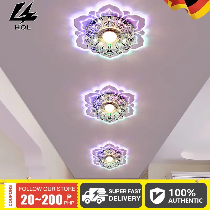 9W Modern Crystal LED Ceiling Light Fixture Pendant Lamp Lighting Chandelier for Living Room Home Decor