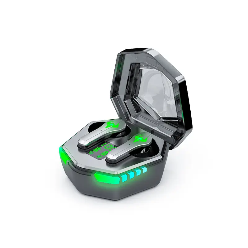 N35 Digital Display Esports Special Earphones Bluetooth 5.2 Earphones Dual Ear Noise-cancelling Stereo Gaming Earphones In-ear Music Earphones