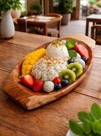 Gambar Piring Kayu Artisan Natural Wooden Leaf Tray dari Elha Interior Kota Denpasar 2 Tokopedia