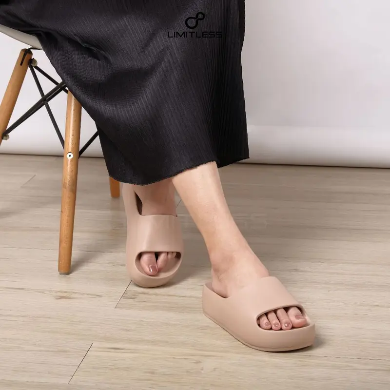 Sandal Wanita Slop Mewah skena  Sendal Cewe LYODRA Korea Fashion Imut Hak Tinggi Kekinian Empuk Shoes Cewek Dewasa Wedges Sendal pesta Ringan sepatu 8