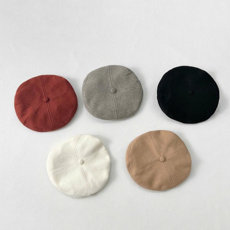  PK09 Mũ Nồi Trơn Thời Trang Thu Đông Cho Bé Trai Bé Gái Vào Mùa Thu Đông Obebi 