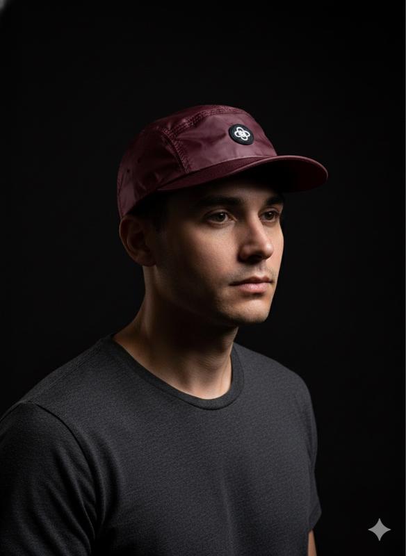 Topi Five Panel Heat Reactive Trushinside Burgundy