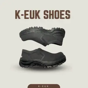 K-Euk Sepatu Safety Boots Kulit Sapi PDL Pria - SLP
