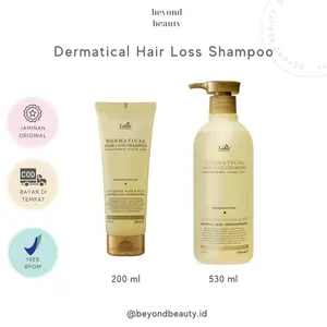 Lador [BPOM] Dermatical Hair Loss Shampoo 200ml & 530ml untuk Rambut Rontok Tipis & Rapuh Mengurangi Ketombe & Gatal