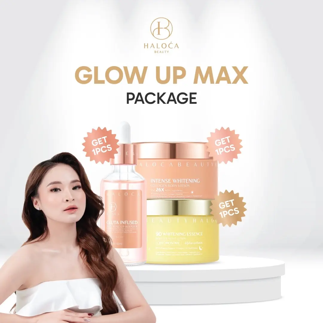 • HALOCA BEAUTY • GLOW UP MAX PACKAGE READY STOCK