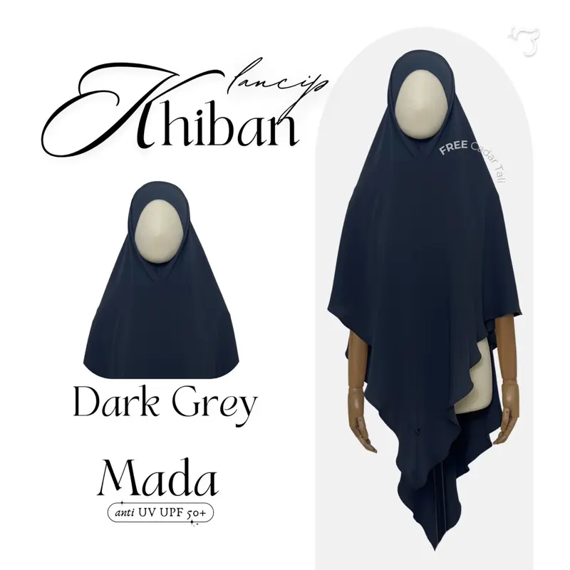 Dark grey(Mada lancip)